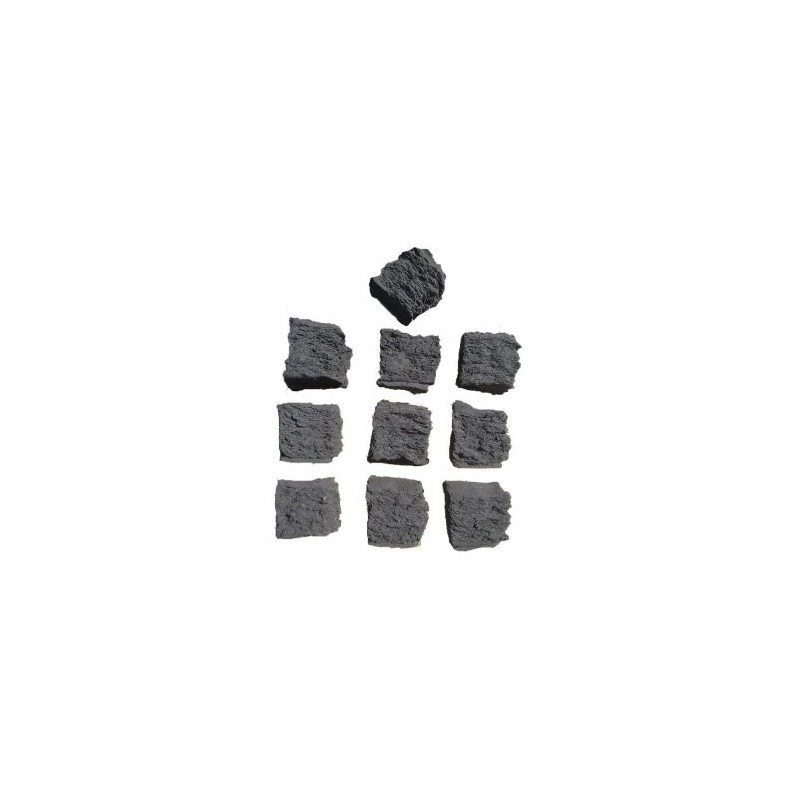 Gas fire coals Black/Bio Fuels/Inserts/Boxed/New 10 medium & 10 large