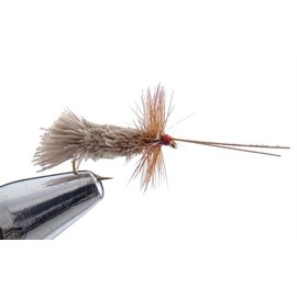 Wild Water Fly Fishing Goddard Caddis with Chartreuse Underside, Size 12, Qty. 6