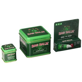 Bag Balm Bundle (8 ounces, 1 ounces Tins and On-The-go Tube)