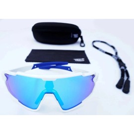 Velos Youth  Baseball & Softball Sunglasses Kids Sports 7-11U Polarized White/blue