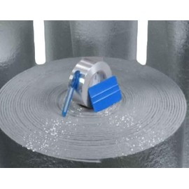 DIY Reflective Foam Core Insulation Weatherization Kit: Roll 24" x50' R8 w/ Tape