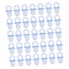 CORHAD 150 pcs Mini Clear Pacifiers Acrylic Pacifiers for Shower