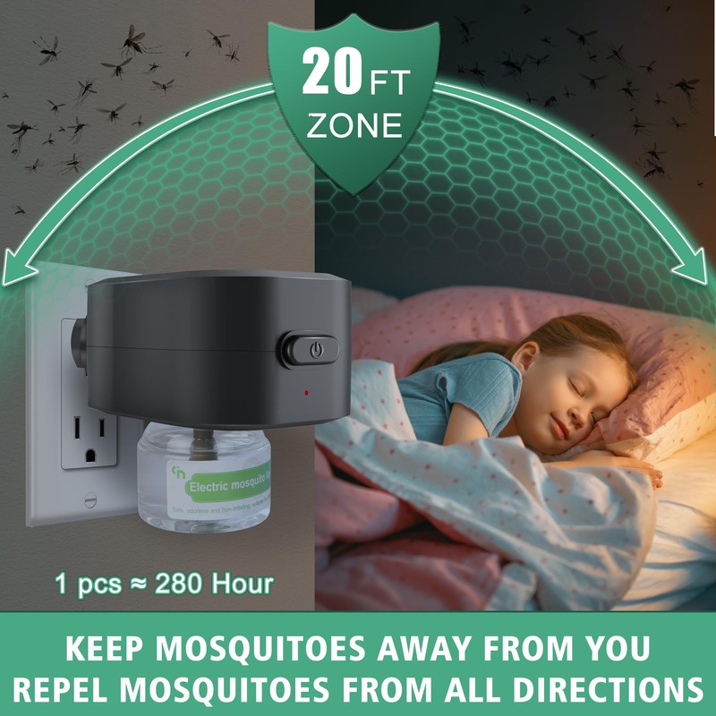 Simashts Mosquito Repellent, Mosquito Repeller Indoor Plug in Use for