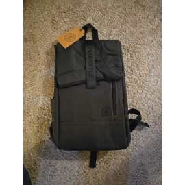 Chipotle Backpack Roll/Fold Top Laptop Sleeve Zipper 2023 NWT Black, NEW