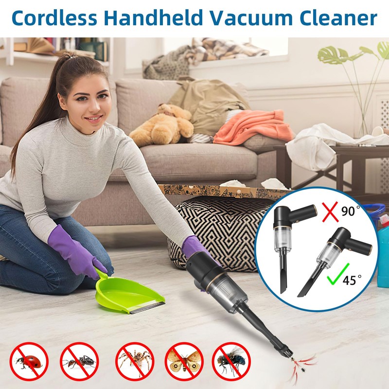 Bug Vacuum Catcher, Spider and Insect Catcher Traps, Rechargeable Bug