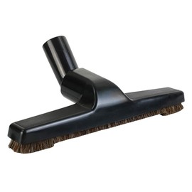Upgraded Vacuum Floor Brush for Universal Vacuum Cleaners with 1 ¼ inch (1.25'') (32mm) Inner Diameter with Horse Hair Soft Bristles 10” Wide Black (1 Brush Only)
