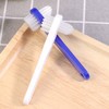 Healifty Denture Brush Double Sided Cleaning Brush Pack of 2