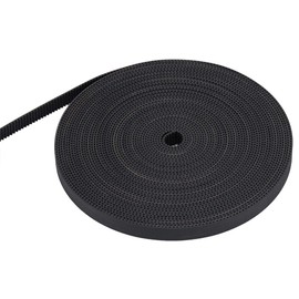3D Printer Timing Belt, 10mm Width 2GT Rubber Synchronous Timing Belt 3D Printer Timing Belt Open Synchronous Belt Closed Synchronous Belt