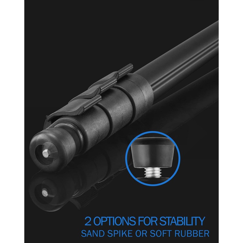 Professional Black 72" Monopod/Unipod (Quick Release) for Canon EF 100mm