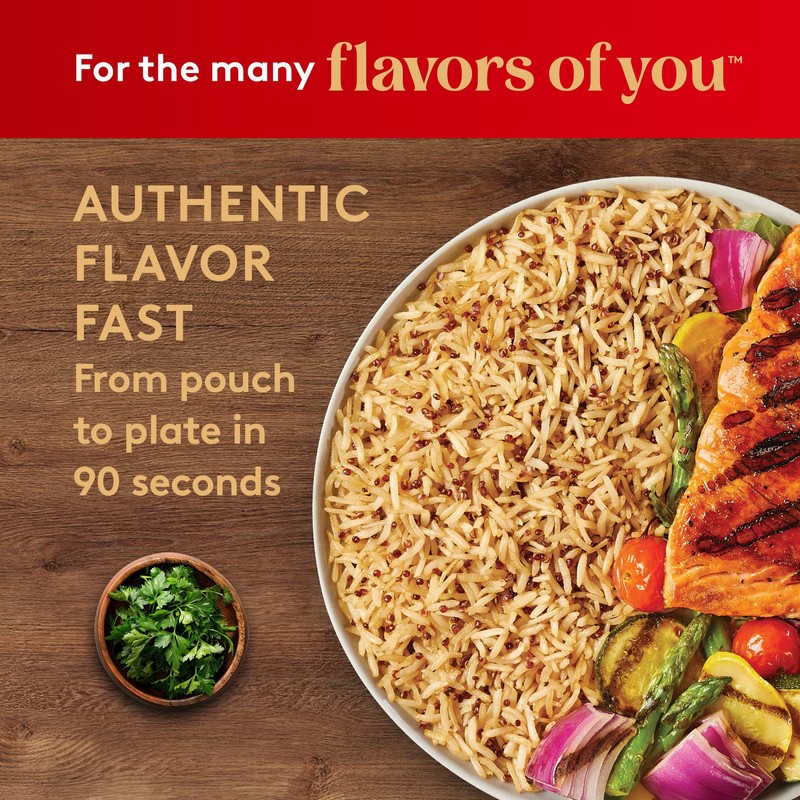 Royal Basmati Brown Rice with Quinoa and Garlic - Ready