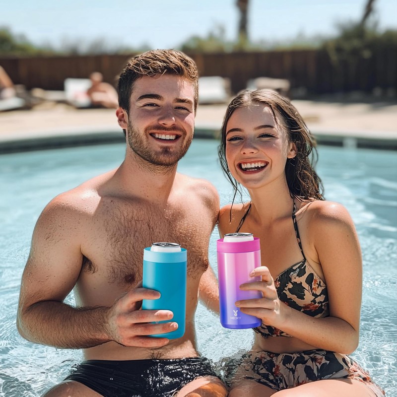 Meoky Universal Can Cooler Insulated: Fits All - for Regular