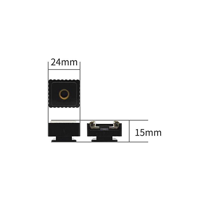 1 x SC-6 Standard 1/4" Screw Audio Fan Hot Shoe