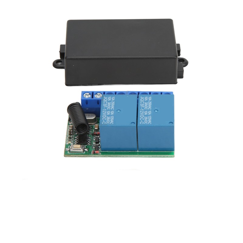 2 Channel Antitheft Alarm Wireless Relay Switch with Remote Control