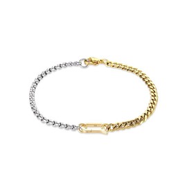 CAN OPENER MIX BRACELET - Size: 6.5, Color: GOLD
