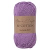 Utopia Crafts Re-Cotton Knitting Yarn, 100g (Viola Purple)