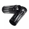 Unbranded 2" Extended Black Cut Slider Fork Covers For Harley
