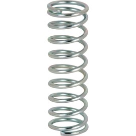 Prime-Line SP 9703 Compression Spring, Spring Steel Construction, Nickel-Plated Finish, 0.041 GA x 3/8 In. x 1-1/8 In. (4 Pack)