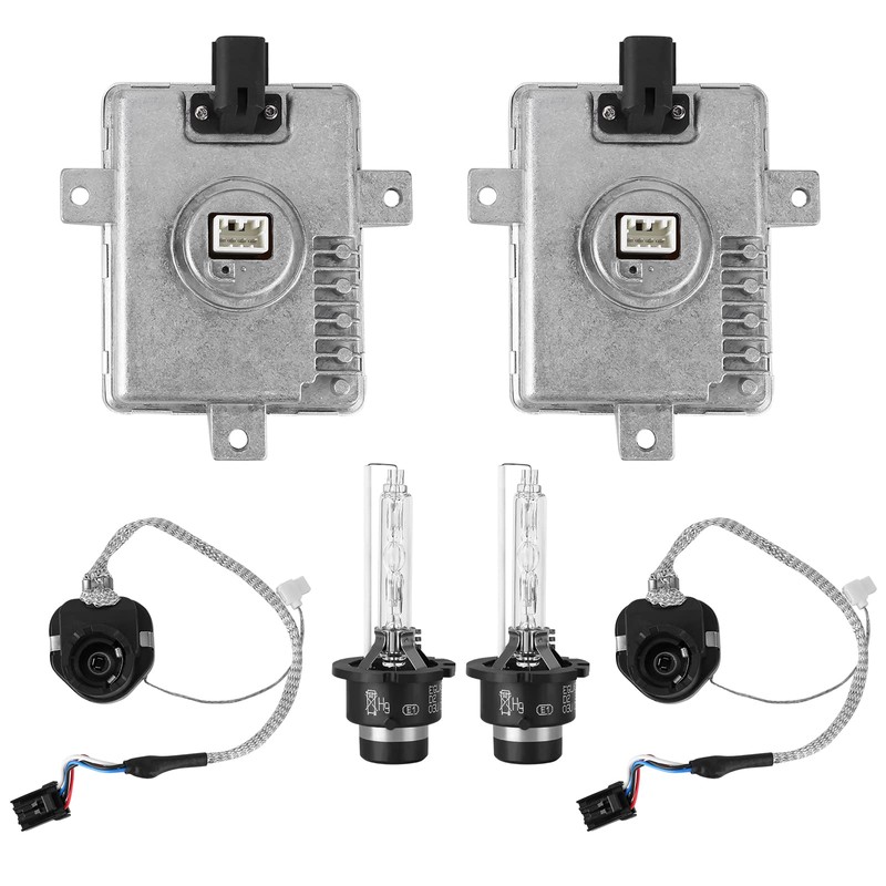 Slakerbe 2PCS Xenon HID Headlight Ballast with Igniter & D2S