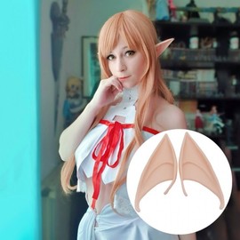 Halloween Zombie Makeup Fairy Fake Ears - Trending Cosplay Props Latex Light Color + 10cm 10ea