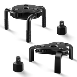 Reniteco Oil Filter Wrench Adjustable, Universal Oil Filter Removal Tool, Oil Filter Change Set 2-1/2 to 4 inch & 2-3/4 to 5-1/8 inch, 1/2" Drive for Removing Motorcycles Cars Trucks