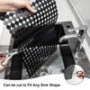 Kitchen Sink Mats, 2 Pcs PVC Draining Mat Cut-to-Size Sink