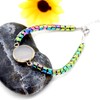Healing Therapy Hematite Stone Bracelet with for Women with Adjustable