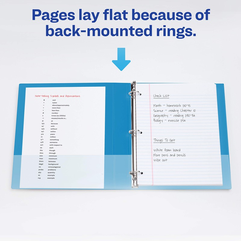 Avery Economy Binders with Round Rings - COLORS, Model: 03400