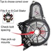 RedCap Left Side Stator Cover for 6-Coil Stator Engines Compatible