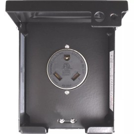 Journeyman-Pro 30 Amp RV Hookup Power Outlet Circuit Breaker Receptacle Box Rainproof Enclosure