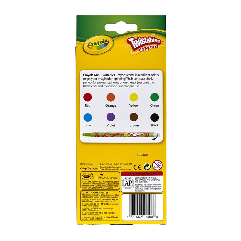 Crayola L L C 52-7408 Twistables Crayons