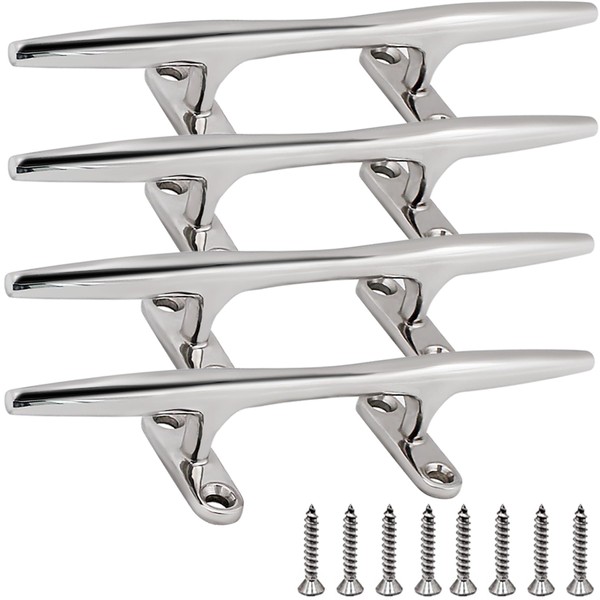 SHENGHUISS Boat Dock Cleat 316 Stainless Steel Boat Cleat Open