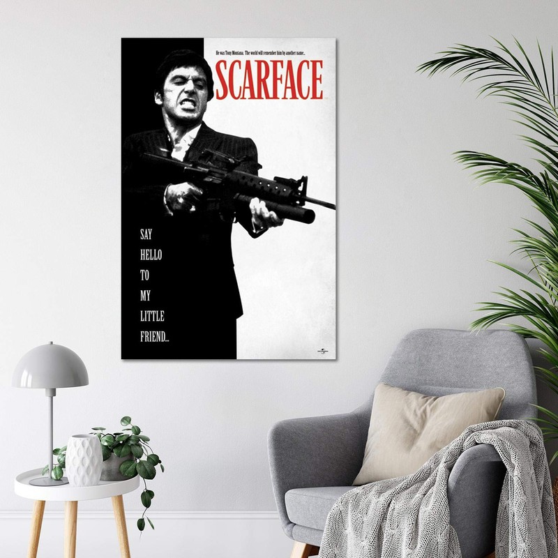 Poster Scarface Al Pacino Say Hello To My Little Friend