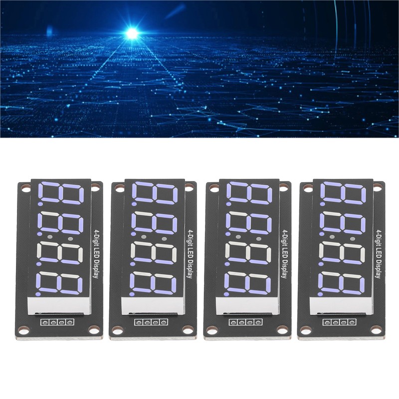 4 Set 4 Digit Digital Tube LED Display Board 7