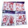 Bundle of 4 Items Bloody Hand Dripping Spatter Help Keep