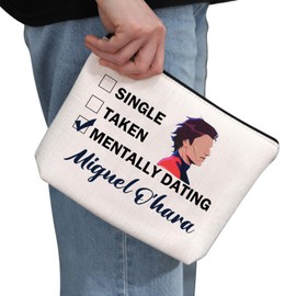 PYOUL Miguel O'h Miguel O'h Cosmetic Bag Miguel O'h Miguel O'h Inspired Gift Miguel O'h Merch, beige