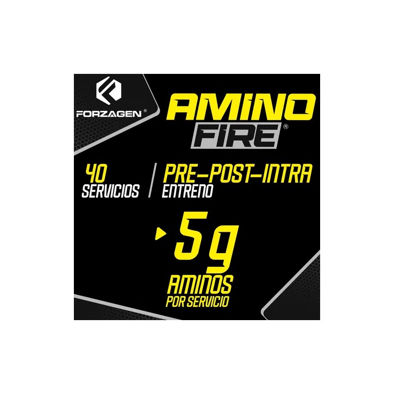 Forzagen Eaa Amino Fire 360g Con L-glutamina Energía