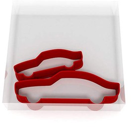 Car Muscle Set of 2 Value Cookie/Fondant Cutters Pair 5CM + 8CM