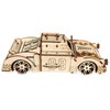 3D Wooden Puzzle Winged Sports Coupe Model Car Kit,Brain Teaser