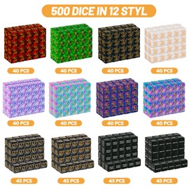 500 Pieces MTG Counter Bulk Keyword Counters Life Counter Tokens Dice Buff Tokens Compatible with Magic Card Game Accessories CCG Creature Stats