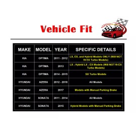 Autopartspconline Front Disc Rotors Brake Pads Kit for 2011 - 2015 Kia Optima Hyundai Sonata 2.4L