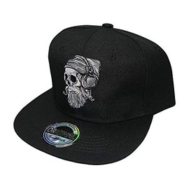 beybey Snapback Cap with Skull Pattern Cool Design for a Great Look, Hipster