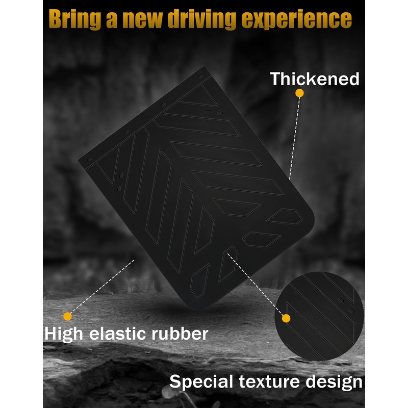 CJEMIX Semi Truck Mud Flaps 24"x30", Universal Heavy Duty Truck