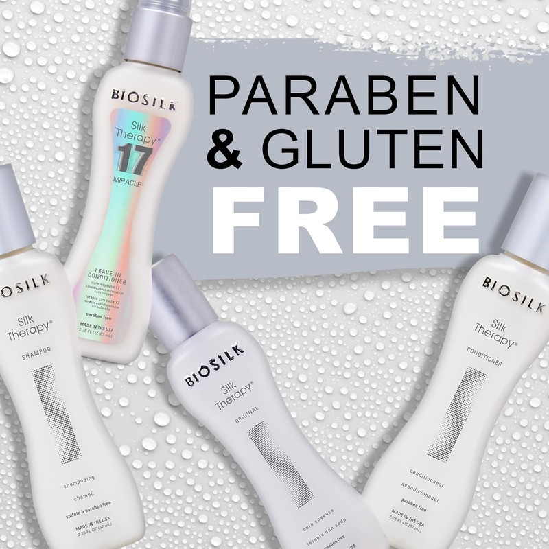 Biosilk The Miracle of Silk Kit, Includes Silk Therapy Shampoo,