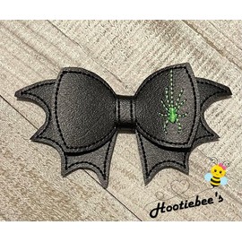Spider Bat Vinyl Hair Bow