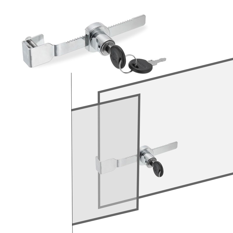 PATIKIL 12 Pack Sliding Glass Door Ratchet Lock with 24
