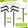 Otoolling 4 Pack Rainwater Downspout Bracket with Strap, Heavy Duty