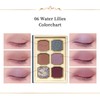 MilleFee Monet's Painting Eyeshadow Palette Makeup Cosmetics - Color: 06