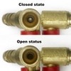 ZOKJSW 1 x Hose Connector Splitter Brass and Zinc Alloy