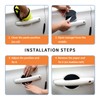 TANGSEN Car Door Handle Protector Cover Seal Sticker Scratch Concealment
