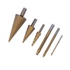Step Drill Bit Set Universal Triangle Shank HSS High Hardness